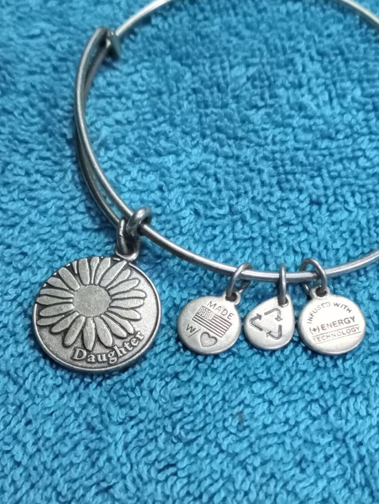 Alex and Ani Jewelry - Silver 'Daughter' Charm Bangle Bracelet - Alex And Ani